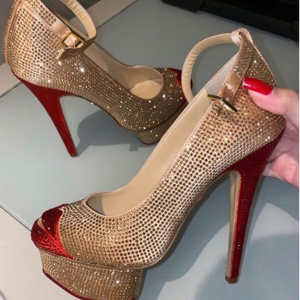 New Charlotte Olympia CRYSTAL KISS ME DOLORES $3,200 39